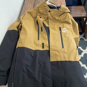 Montec Ski/Snowboard Jacket: Fawk 2021 Men Gold/Black Size M